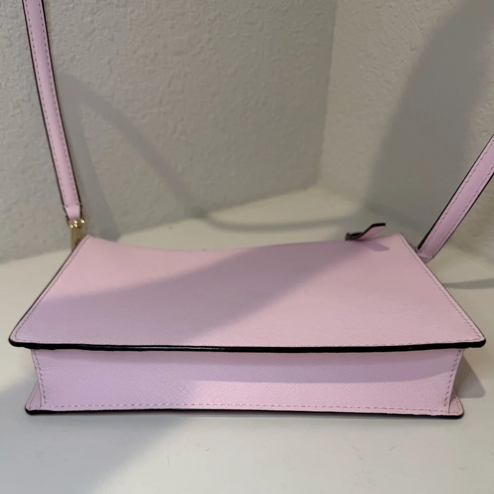 KATE SPADE Cameron Street Clarise Pink Lemonade Crossbody Small Leather Bag